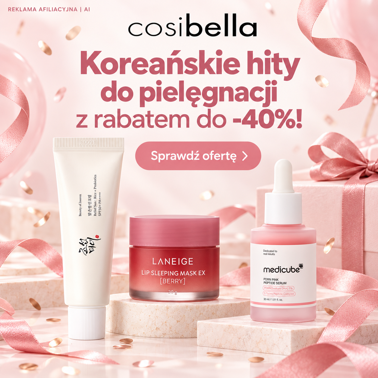 Hity K-Beauty z rabatem do -40%. 